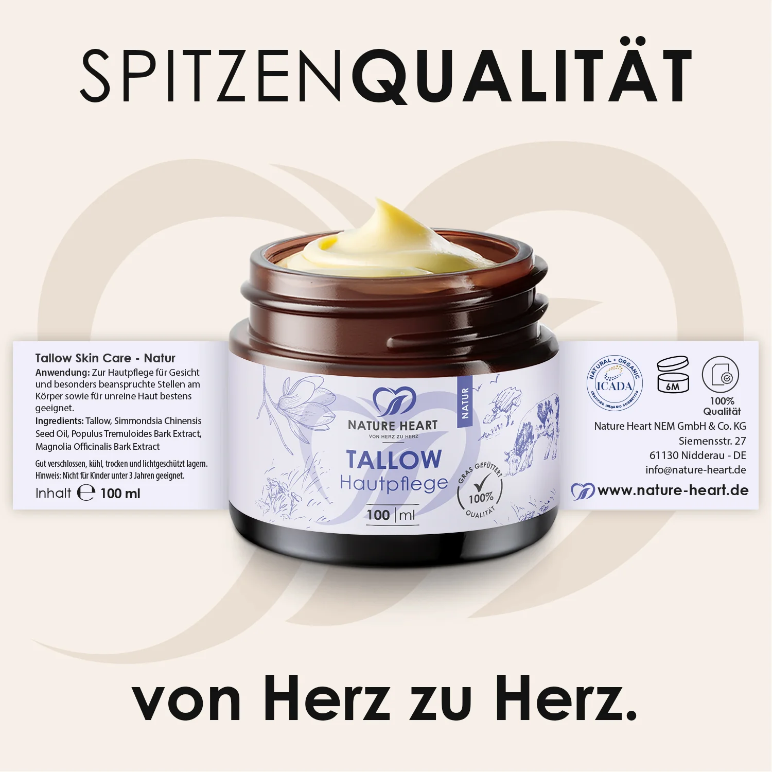 Tallow Hautpflege Natur - Image 3